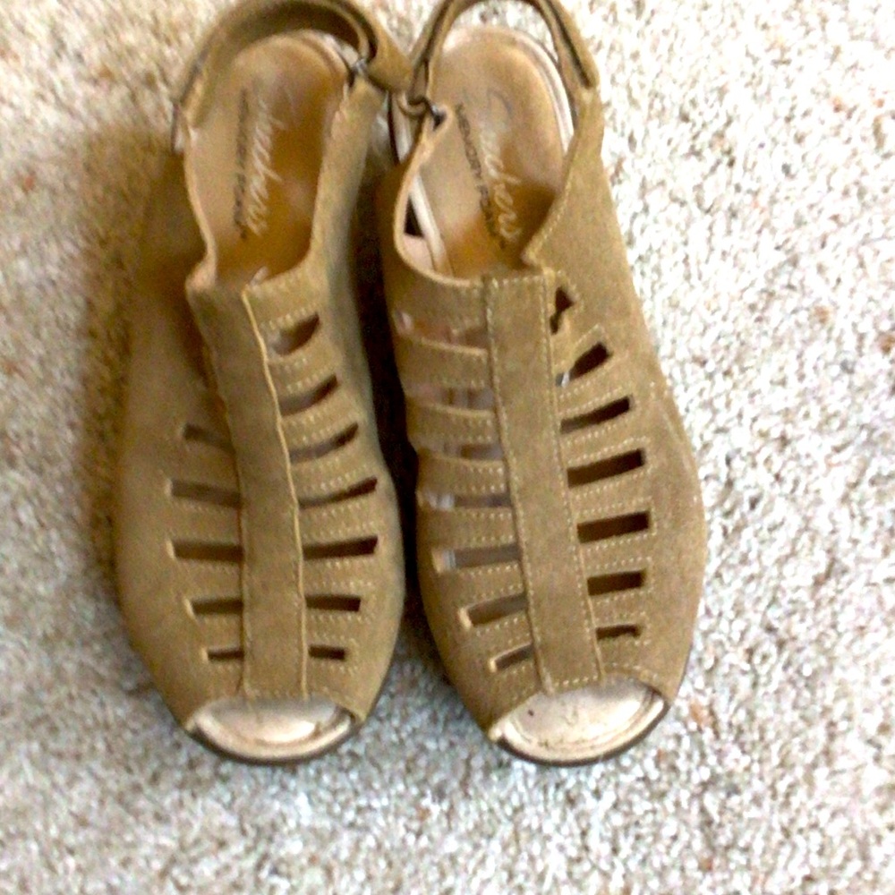 Tan Strappy Sandals